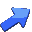 A spinning arrow pointing right.